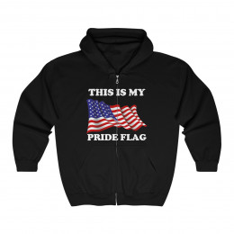 This is my Pride Flag Unisex Heavy Blend Full Zip Hooded Sweatshirt
