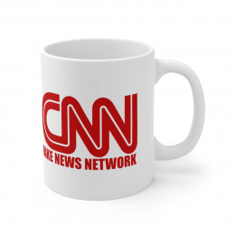 CNN Fake News Network Wht Ceramic Mug 11oz