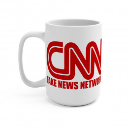 CNN Fake News Network Trump 2024 Mug 15oz