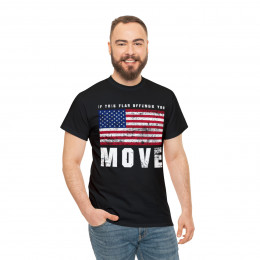  If this flag offends you Move Short Sleeve Tee