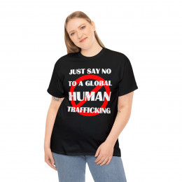 Just say No To A Global Human Trafficking  Men's Short Sleeve Tee