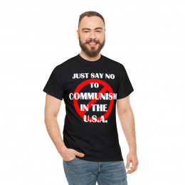 Just say No To Communism In The USA  Men's Short Sleeve Tee