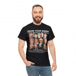 Know Your Enemy These Men Rule The World  Men's Short Sleeve Tee