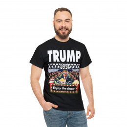 Trump 2024 Enjoy The Show Get Yer Popcorn Libtards Men's Short Sleeve Tee