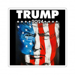Trump 2024 Warpaint Kiss-Cut Stickers