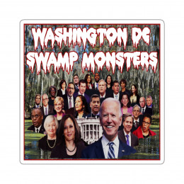 Washington DC Swamp Monsers Kiss-Cut Stickers