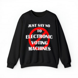 Just say No To Voting Machines Unisex Heavy Blend™ Crewneck Sweatshirt
