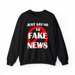 Just say No To Fake News Unisex Heavy Blend™ Crewneck Sweatshirt