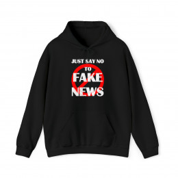 Just say No To Fake News Unisex Heavy Blend™ Hooded Sweatshirt