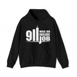 911 was an INSIDE JOB Unisex Heavy Blend™ Hooded Sweatshirt