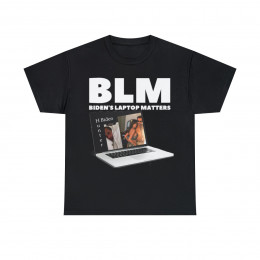 BLM Hunter Biden's Laptop Matters TRUMP 2024  Men's Short Sleeve T Shirt